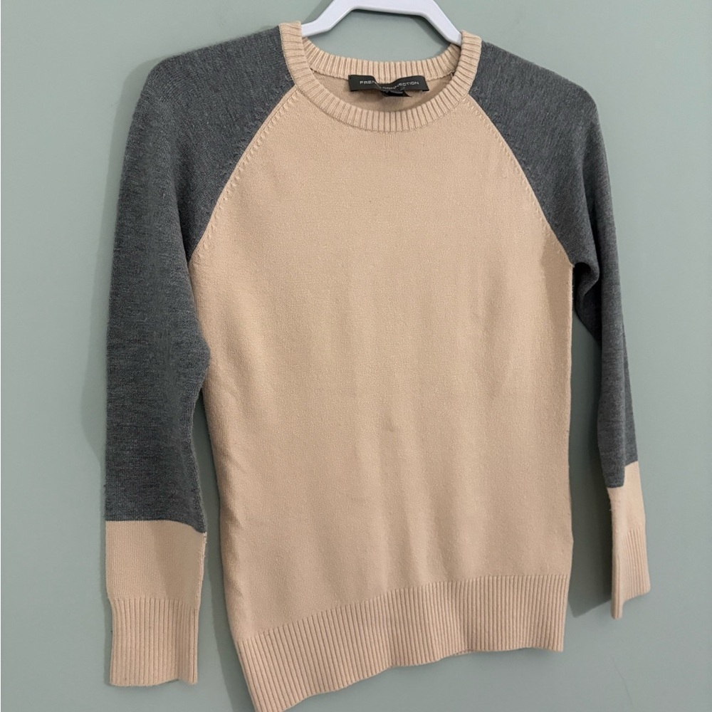 FRENCH CONNECTION Colorblock Raglan Sleeve Sweater - Picture 5 of 9